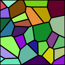 A random Voronoi diagram